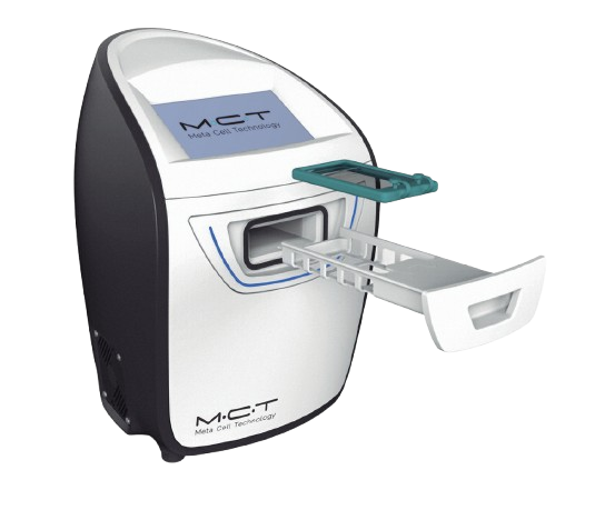 دستگاه MCT Unit با کیت MCT در حال استخراج ترشحات سلولی